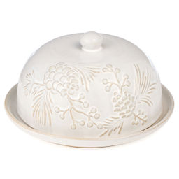 БЛЮДО СЕРВИРОВОЧНОЕ С КРЫШКОЙ КОЛЛЕКЦИЯ PINE CONES, 19,6*19,6*10,5 СМ