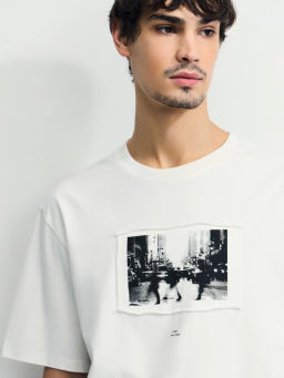 Футболка с нашивкой на груди / Zarina  фото 6