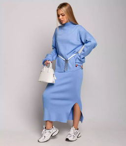 Костюм #КТ8249, голубой
