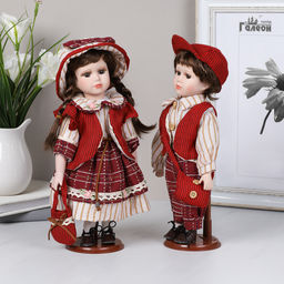 Сувенир коллекционный Мальчик и Девочка 2 штуки набор 31 см / 1213 /уп 24/ - Галеонтрейд фото 12