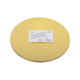 S-CHIEF PDC-0011 Подложки под торт 30 см 3.2 мм 3 шт. под золото/белый жемчуг  фото 3