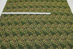 Импорт. хлопок Ивушка цв.желтый с оливковым оттенком, ш.1.45м, хлопок-100%, 100гр/м.кв - Купава фото 3