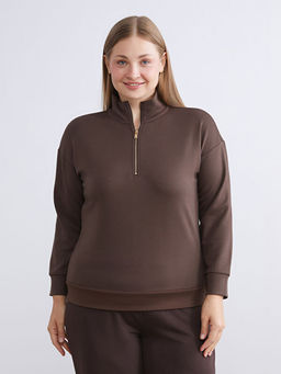 Dik Yaka Kad?n Sweatshirt