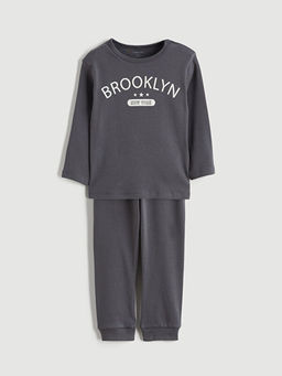 Brooklyn Bask?l? Erkek Bebek Pijama Tak?m