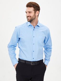 Сорочка мужская длинный рукав GREG 220/119/BL_V  фото 5