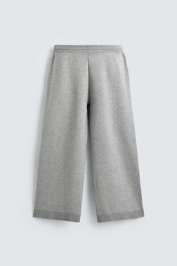 KNITTED WIDE-LEG TROUSERS - Zara фото 9