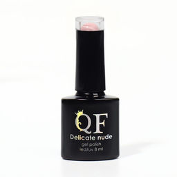 Гель лак для ногтей DELICATE NUDE, 3-х фазный, 8 мл, LED/UV, цвет нежно - розовый (03) - Queen fair фото 7