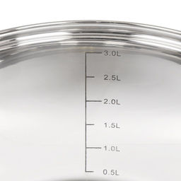 Кастрюля нерж СИЕНА 3,9л со стекл крышкой силикон/ручки Daniks SD-A93-20 (352052)  фото 5