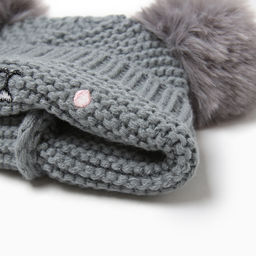 Шапка для малышей «Крошка Я», размер 48-50, серая