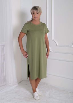 Платье Олси хаки - Марлен фото 2