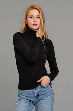 Арт.12803/1 Водолазка женская 42-50 (5 шт) Цвет:черный - Калинка фото 26