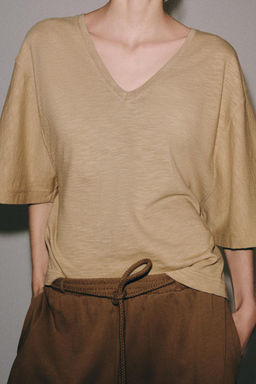 V-NECK T-SHIRT - Zara фото 2