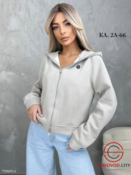 Кофта женская на молнии - Bruno фото 3