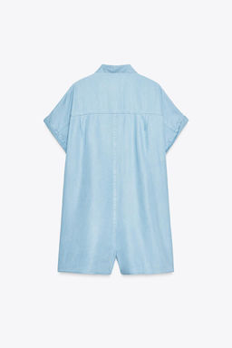 FLOWING JUMPSUIT WITH POCKETS - Zara фото 5