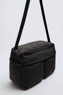 MULTI-POCKET NYLON CROSSBODY BAG - Zara фото 3