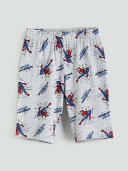 Spider-Man Bask?l? Erkek ?ocuk ?ortlu Pijama Tak?m