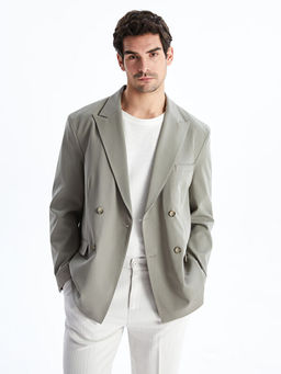 Standart Kal?p Erkek Blazer Ceket