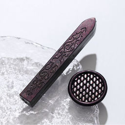 Цена за 5 шт. Сургуч для печати стержень «Тёмное бордо», перламутр, 1.1×1.1×9 см