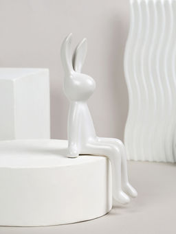 Статуэтка Кролик 21 см / HBC-101 /уп 30/белый - Галеонтрейд фото 4