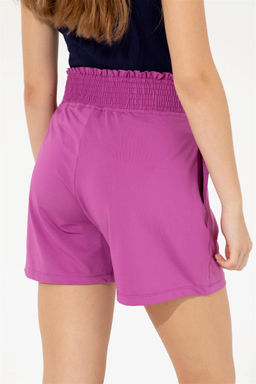 Женские фиолетовые вязаные шорты Неожиданная скидка в корзине - U.s. polo assn фото 7