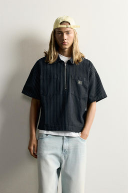 CAMISA DENIM BOXY FIT RAYA DIPLOM?TICA / Azul - Zara фото 2