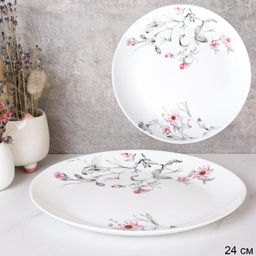 Тарелка 240 мм / 30/LGW-60 /7318/уп 2/ Серый кустик - ГалеонТрейд фото 2