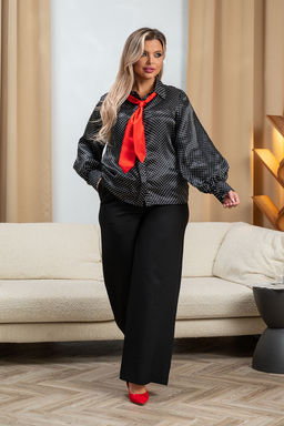 Блузка ТБ-128 белый горох