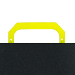 Папка-портфель А4, 700 мкм, 1 отделение, Calligrata, чёрный, неон салатовый  фото 4