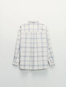 Рубашка relax fit в клетку / Zarina