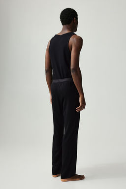 Pantalon de saten Loose Fit - H&m фото 3