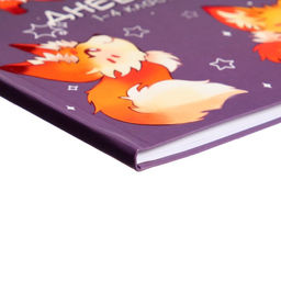 Дневник школьный для 1-4 классов, «Милый лисенок», интегральная (гибкая) обложка, матовая ламинация, выборочный лак, 48 листов