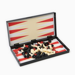 Шахматы классические «Зук» 3 в 1, с шашками и нардами, магнитная доска 24.5×24.5 см