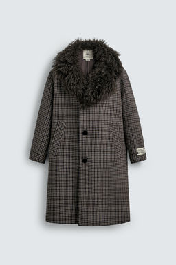 CHECK COMBINED COAT HARRY LAMBERT FOR ZARA X DISNEY  фото 9