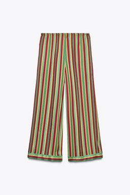 STRIPED PYJAMA TROUSERS ZW COLLECTION - Zara фото 12