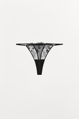 LACE THONG - Zara фото 5