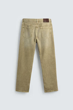 JEANS STRAIGHT FIT LIMITED EDITION / Khaki claro - Zara фото 8
