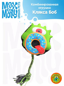 MAX&MOLLY, Комбинированная игрушка Клякса Боб, 13x13x6.5 см, 708114