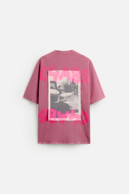 KNIT T-SHIRT WITH PATCH - Zara фото 7