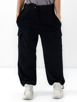 CHILLEASY 140011C-38 Брюки для девочки, Черный