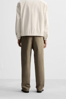 PLEATED CHINO TROUSERS - Zara фото 12