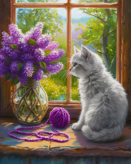 Картина по номерам на холсте и подрамнике 40х50 см