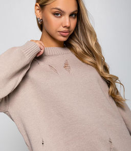 Джемпер #КТ802 (8), бежевый