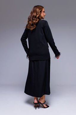 Жакет AURA 1084-164 черный  фото 6