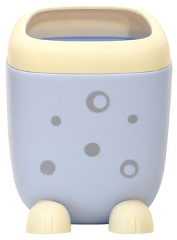 Стакан для канцелярских принадлежностей Каляка-Маляка 1 отделение 135x85x50 мм голубой пла...