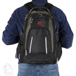 Рюкзак мужской текстильный 1877W green Whiff - S-style фото 2