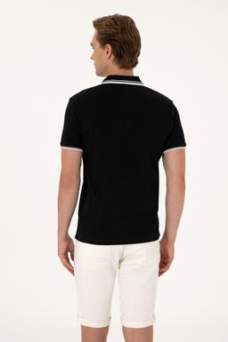 Erkek Slim Fit Siyah Polo Yaka Ti__rt Sepette S_rpriz _ndirim - U.s. polo assn фото 5