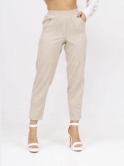 Брюки женские, цвет бежевый