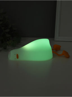Фигурка светящаяся RISALUX «Спящая утка», 2 Вт, LED-ночник антистресс, RGB, USB, 10×10×21 см
