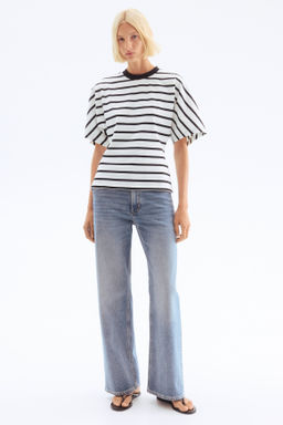Camiseta entallada en algod?n - H&m фото 6