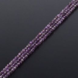 Бусины для рукоделия из аметиста огранка (Бразилия) 40 см